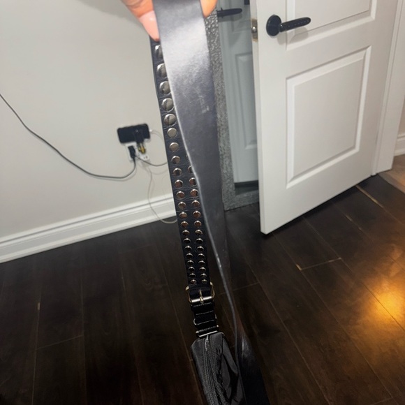 Prada Black/ Hot Pink Nylon Shoulder Bag with Studding - Picture 14 of 14